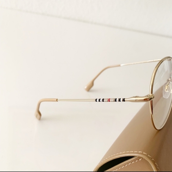 BURBERRY CLEAR LENSE GLASSES NEW WITH CASE FULL INCLUSION - Picture 7 of 12